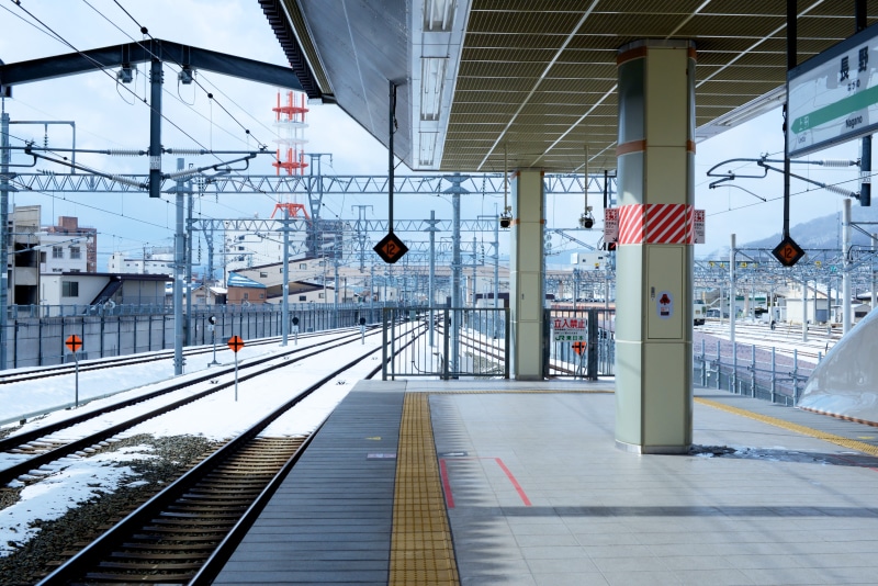 日本长野火车站绝美站台壁纸合集