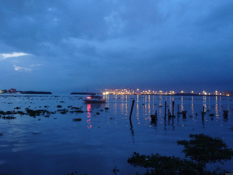 绝美科钦滨海日落壁纸