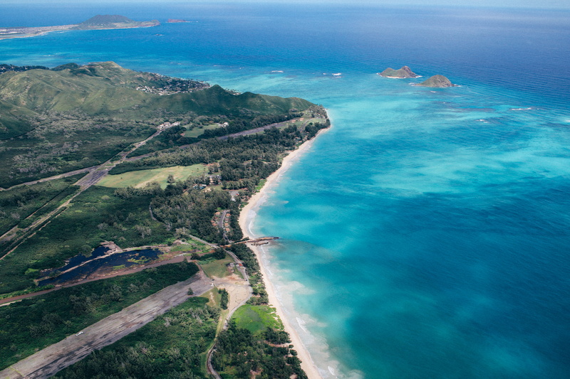 绝美夏威夷拉尼凯海滩航拍壁纸