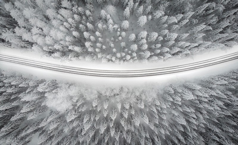 冬日公路绝美4K壁纸合集