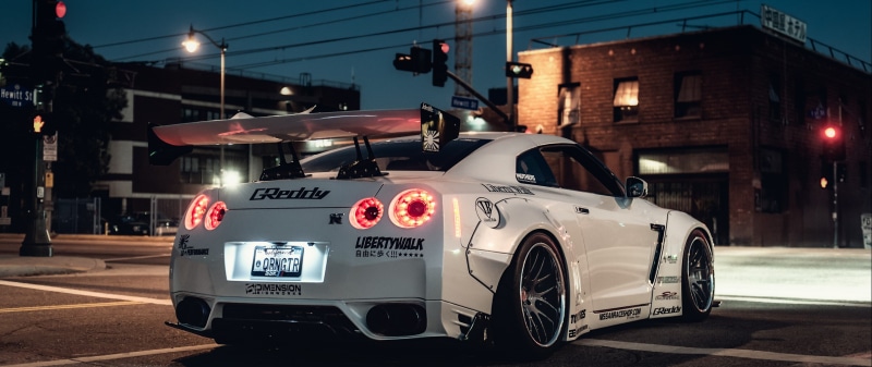 日产Skyline GT-R超宽屏跑车壁纸 2K高清