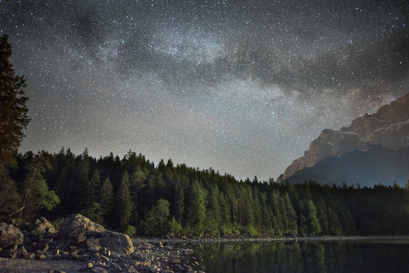 德国艾布湖绝美星河夜景壁纸合集