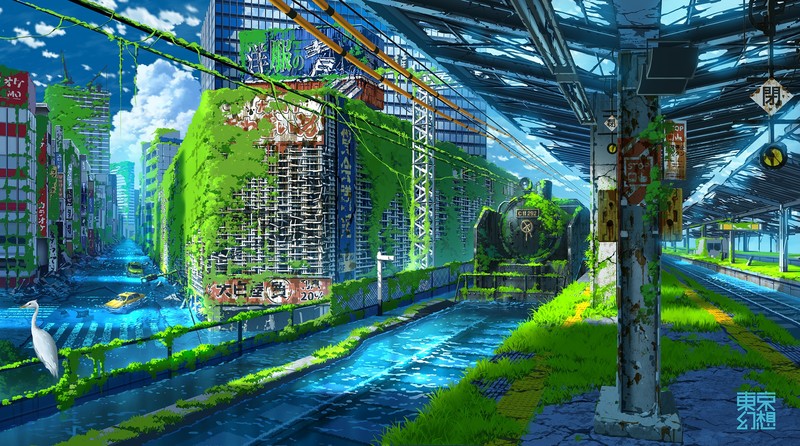 末日废土风动漫场景壁纸合集