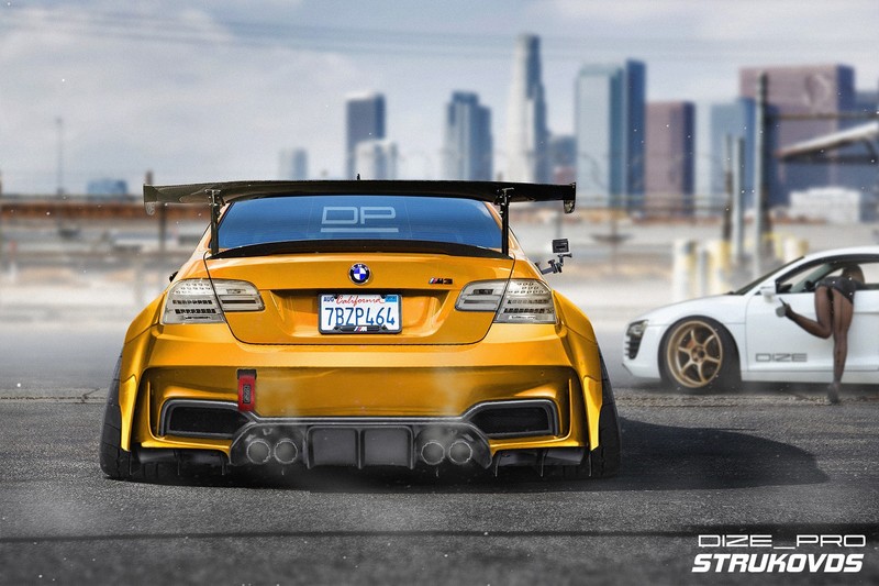 性感美女与豪车同框壁纸合集