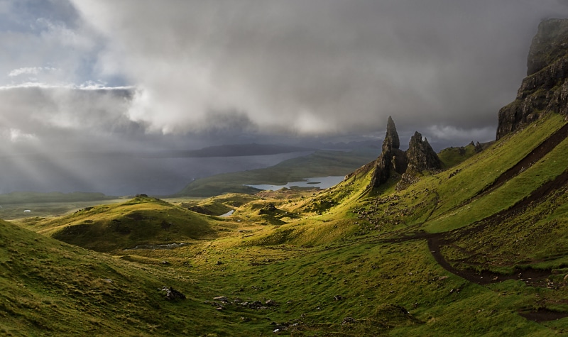 苏格兰天空岛绝美山野风光 4K高清壁纸素材