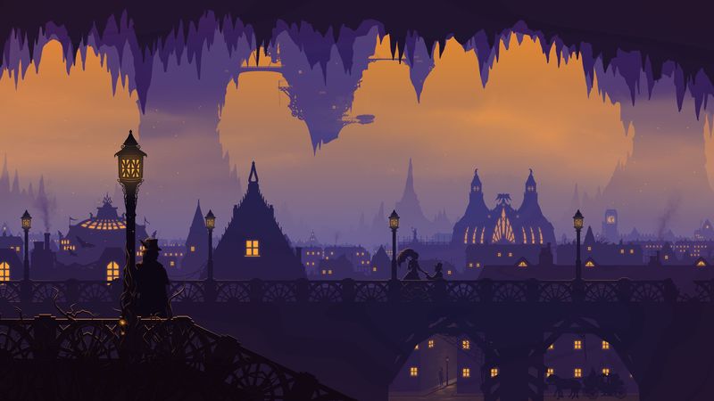 绝美城市夜色剪影壁纸 4K高清分享