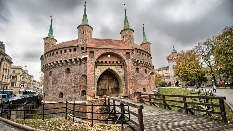 波兰克拉科夫中世纪老城建筑高清壁纸合集