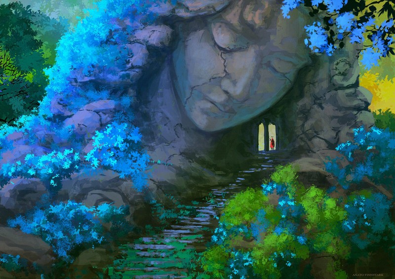 Anato Finnstark笔下氛围感拉满的废土自然风概念插画