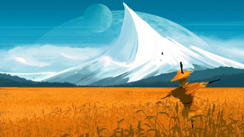JoeyJazz太空稻草人创意壁纸合集