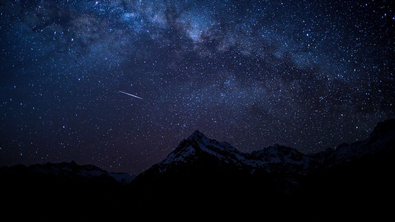 绝美星河山景壁纸