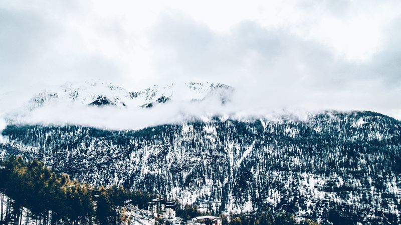 绝美雾凇雪山4K壁纸合集