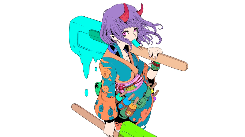 这套绝美和风鬼娘壁纸！速来pick你的心头好