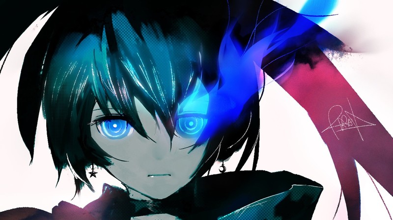 黑岩射手绝美壁纸上新！蓝眸少女的帅气暴击