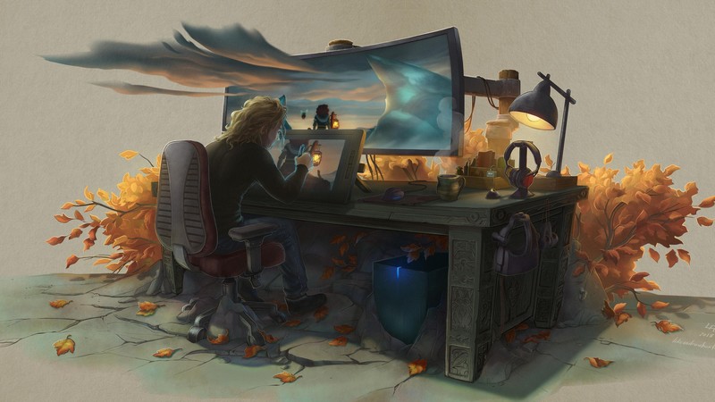 这组数字艺术壁纸合集