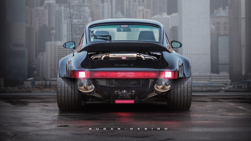 街头掠影的保时捷911 Turbo S