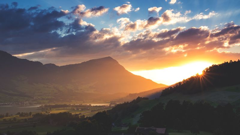 绝美4K山野日出壁纸合集