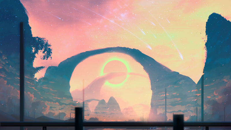 绝美星空山脉壁纸合集