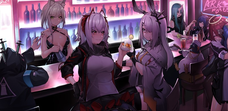 明日方舟女团同人插画合集
