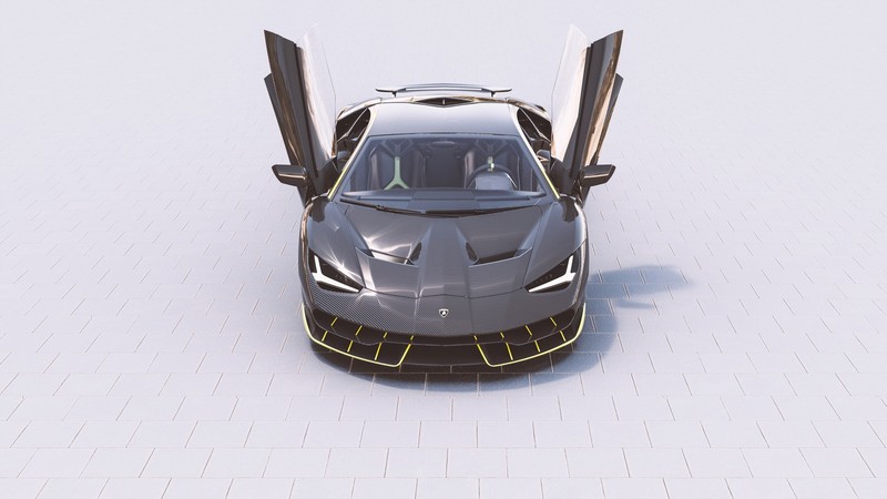 # 这套兰博基尼高清壁纸太绝了！渲染数字艺术黑武士超跑直接封神