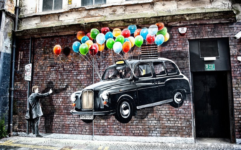 街头涂鸦墙绘壁纸合集