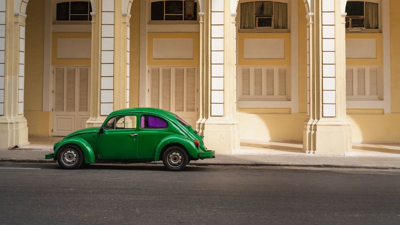 复古建筑外立面4K高清壁纸