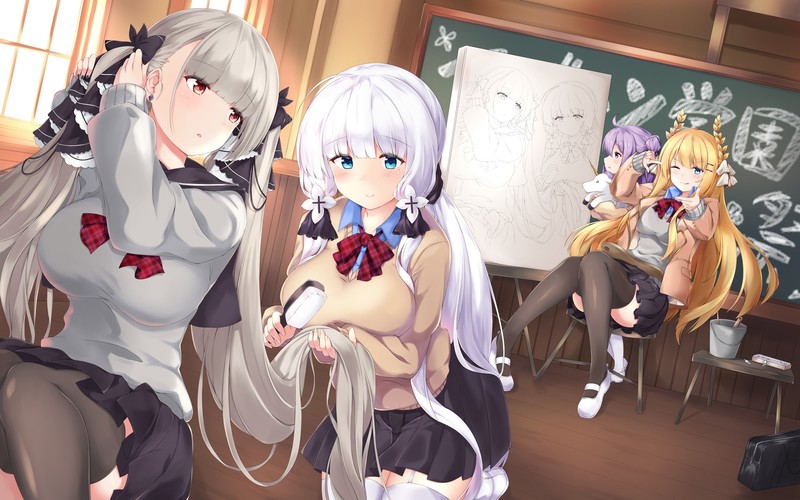 《碧蓝航线舰娘高清同人壁纸合集》