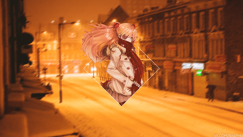 明日香壁纸合集！EVA画中画风格壁纸大盘点