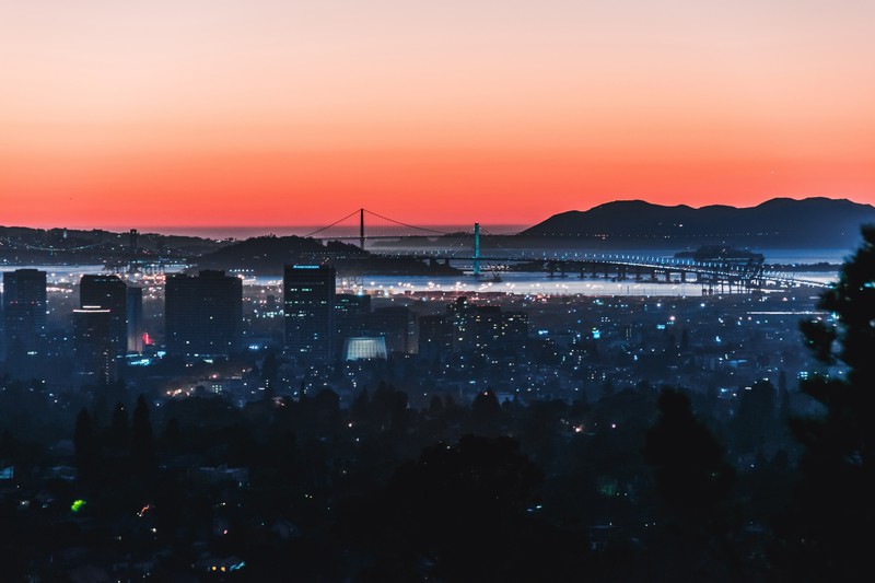 这款城市日出主题高清壁纸超绝