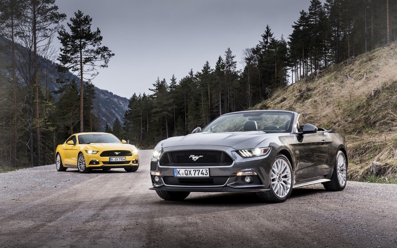 福特野马敞篷改装概念车高清壁纸