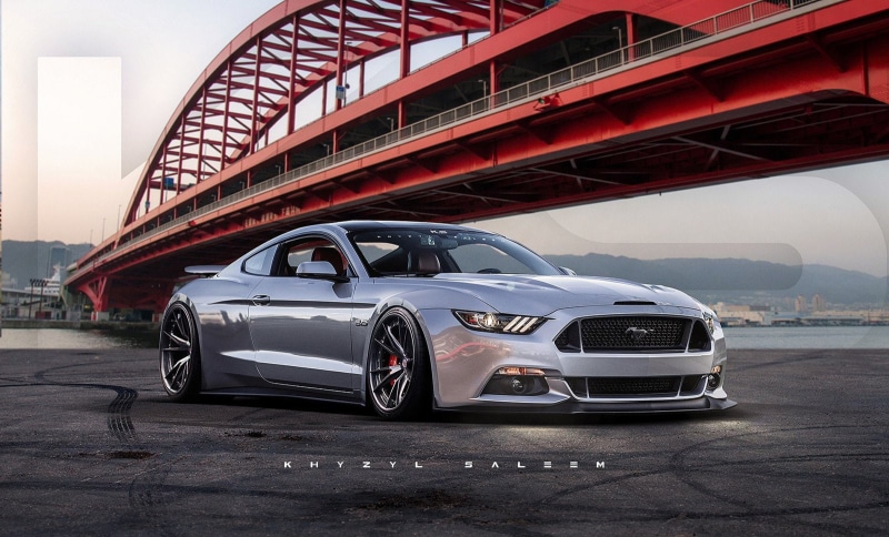 银宽体野马数字渲染壁纸合集