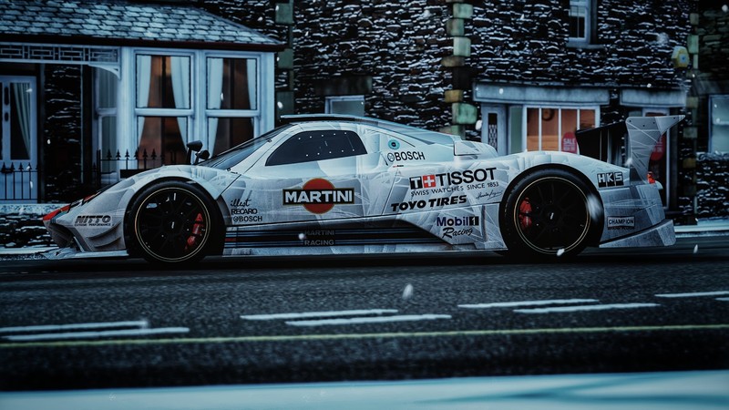 帕加尼Zonda R现身《极限竞速：地平线4》 马天尼涂装超帅壁纸