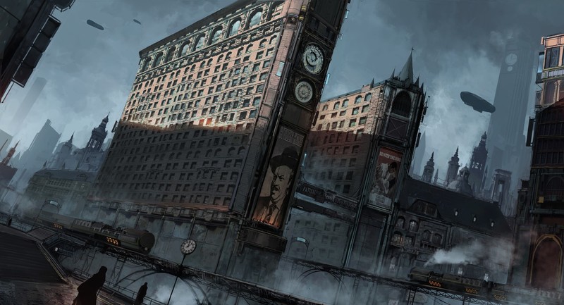 ArtStation上的赛博都市插画壁纸合集