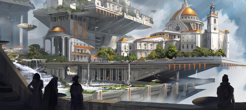 Chris Goff的赛博都市艺术高清壁纸