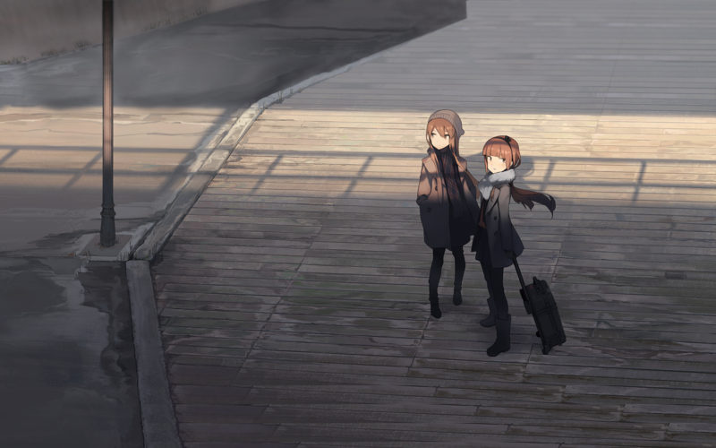 氛围感拉满的二次元都市少女壁纸合集