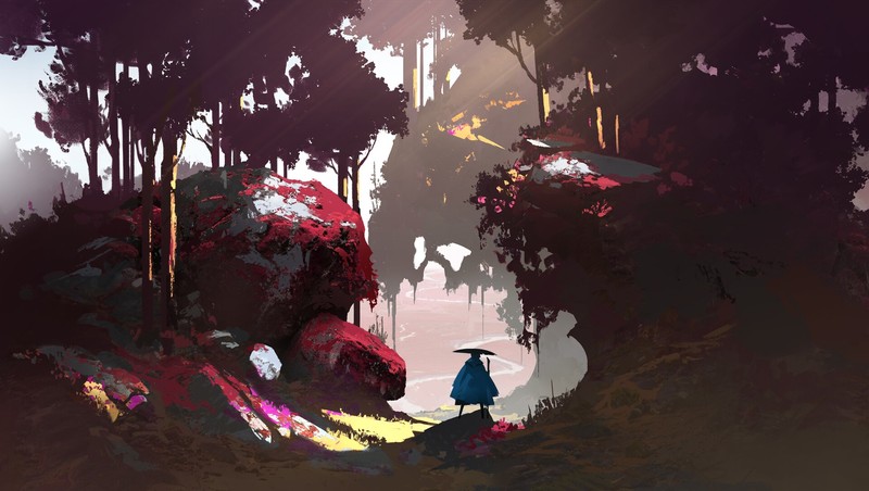 惊艳红玫色调数字艺术作品合集