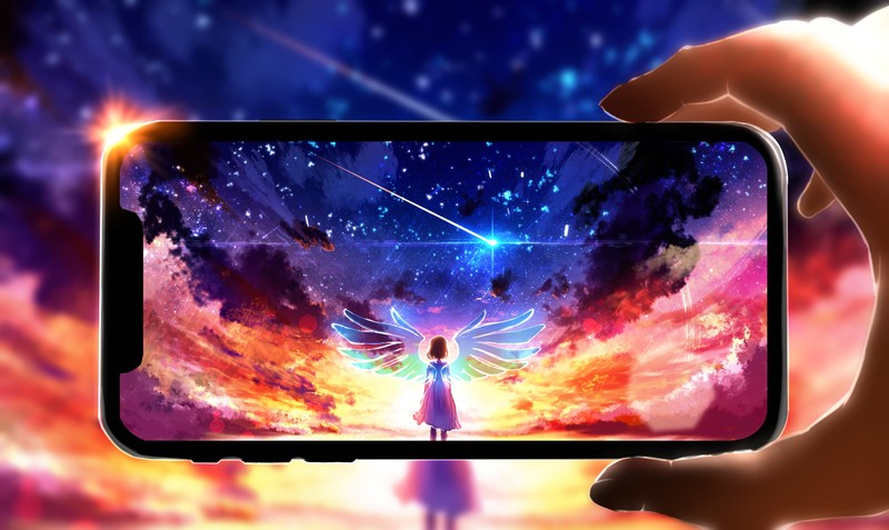 绝美二次元少女壁纸合集 带你闯入梦幻星空夜