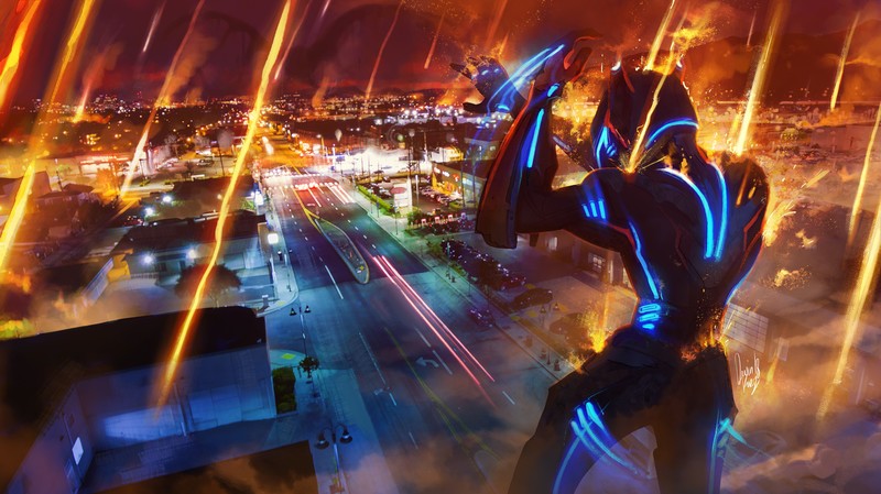 赛博橙都！机器人数字艺术壁纸合集