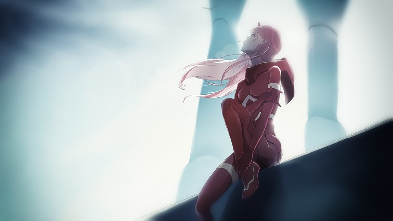 零二绝美同人壁纸合集！粉发机甲少女氛围感拉满