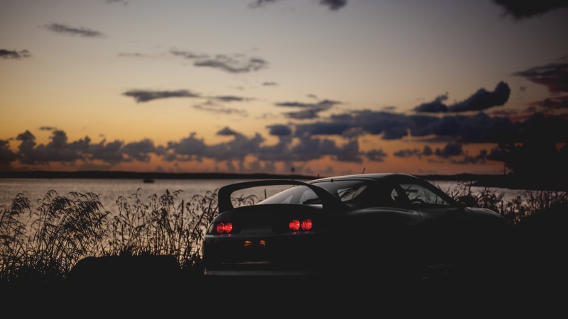 这辆丰田Supra MK4 GTE改装壁纸太绝了