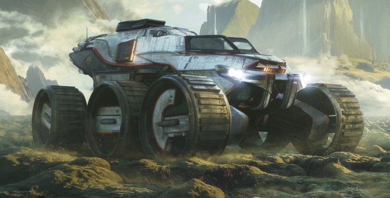 这张路虎越野手绘壁纸太带感了