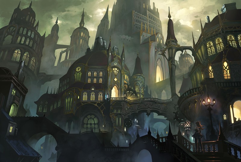 绝美城市塔景数字艺术壁纸合集