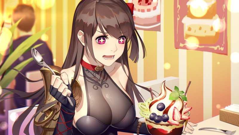 一组二次元原创角色插画壁纸