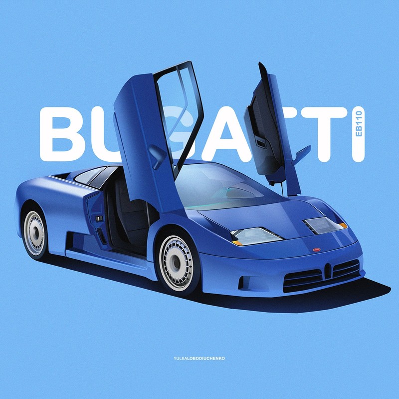 # 大佬都在找的经典豪车插画壁纸合集