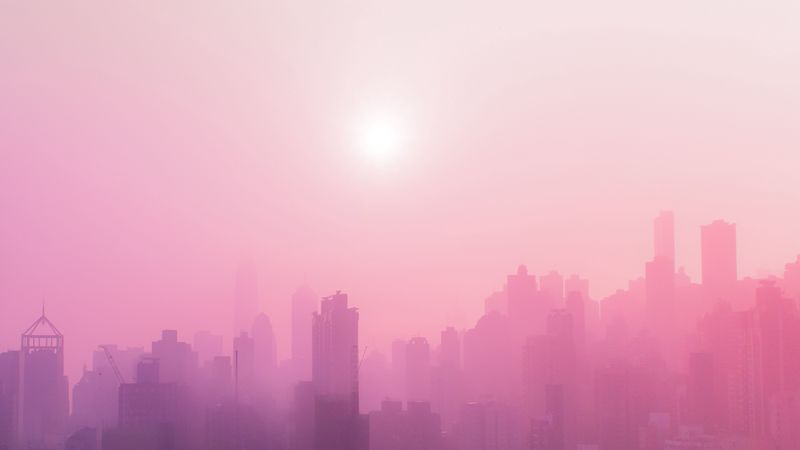 绝美的雾中摩天城4K壁纸合集