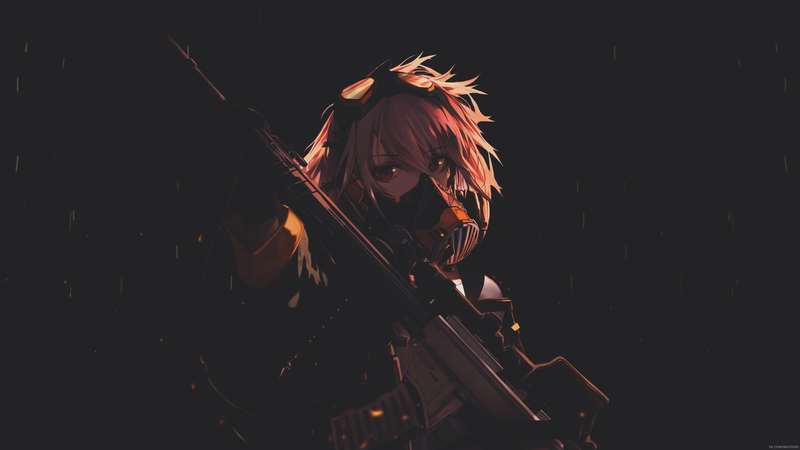 暗黑系带武器动漫少女壁纸合集