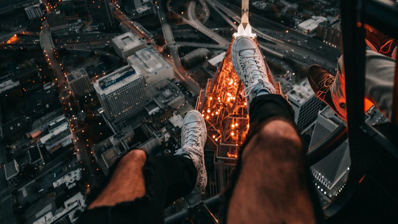 航拍视角下的城市道路壁纸合集