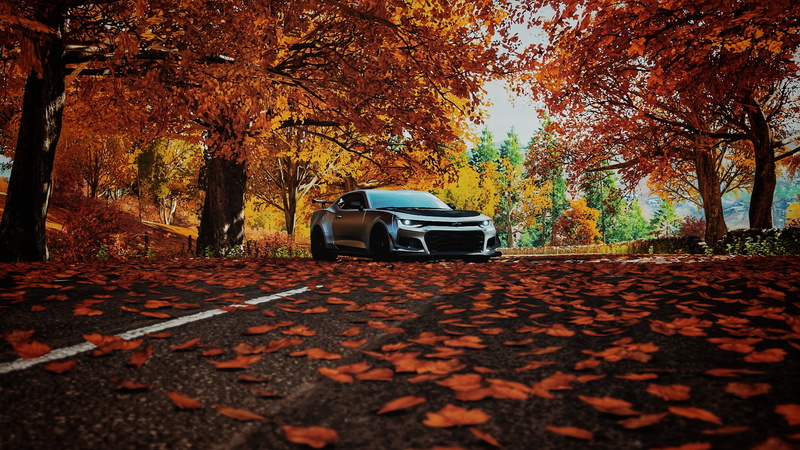 《极限竞速：地平线4》雪佛兰科迈罗ZL1 1LE高清壁纸合集