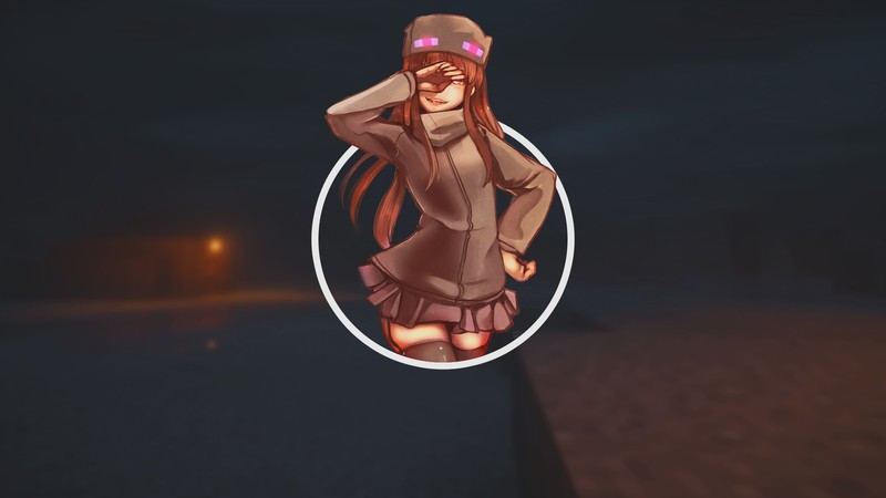 二次元少女遇上MC末影人 高清壁纸合集