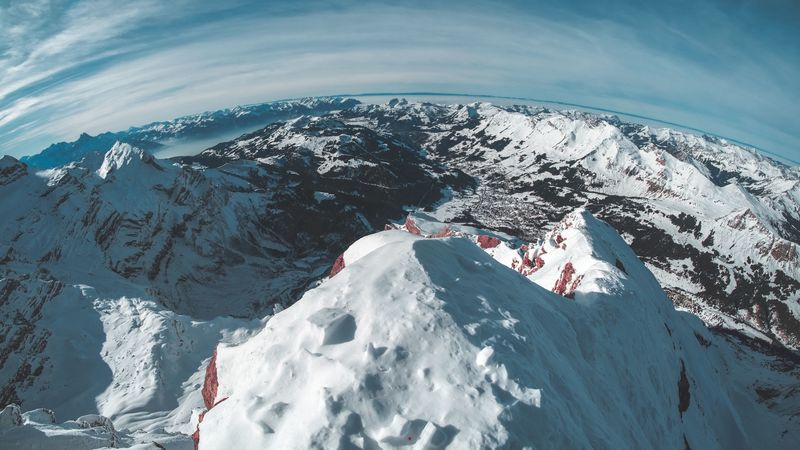 绝美冬日雪山顶4K壁纸合集