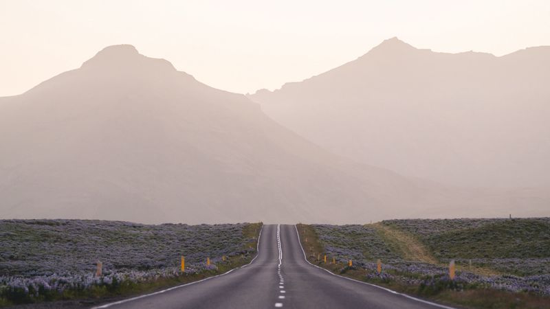 绝美公路山野雾景壁纸合集